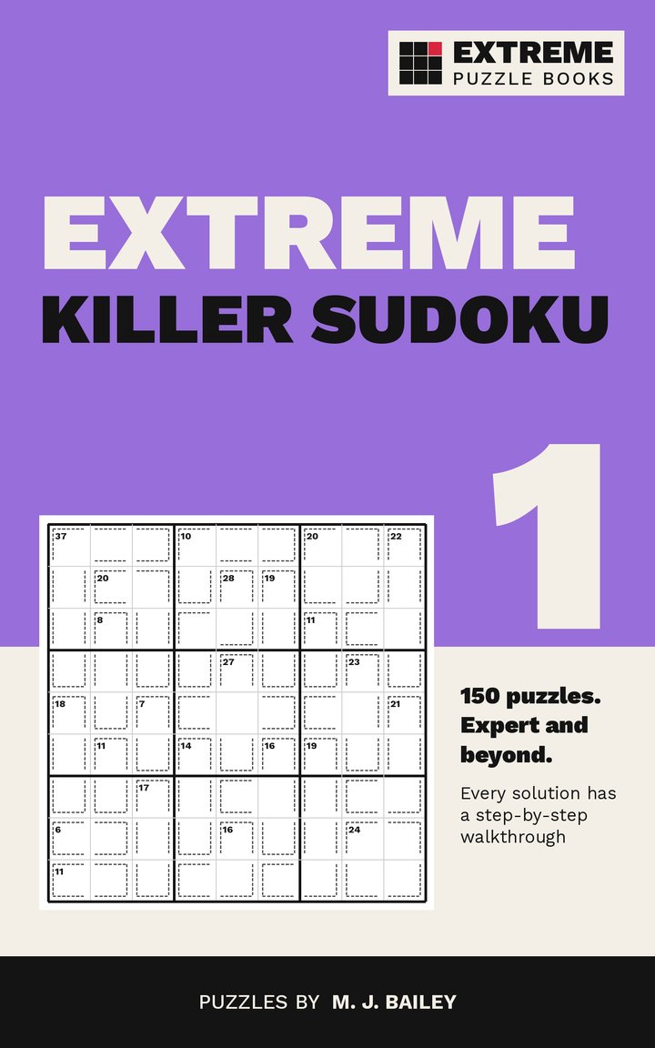 Cover of Extreme Killer Sudoku 1