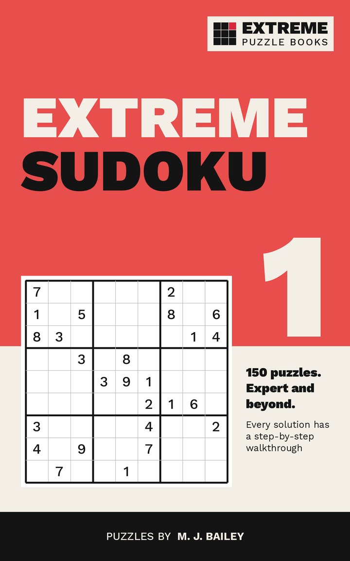 Cover of Extreme Sudoku 1